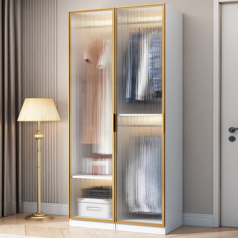 金斗轻奢家用简约定制实木衣柜