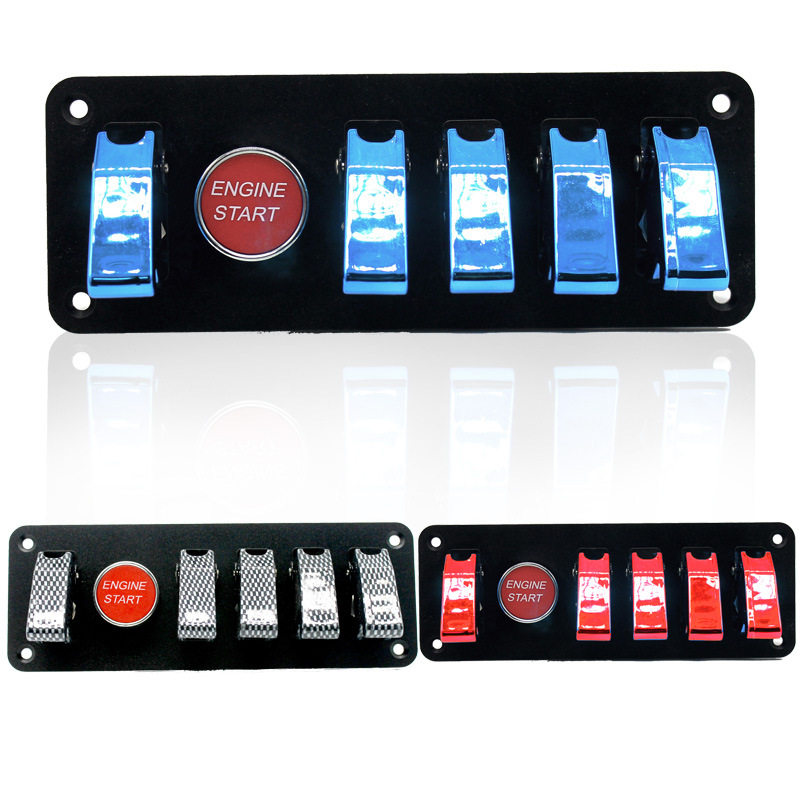 汽车一键启动按钮改装赛车led灯摇杆开关面板12V通用一键点火,汽车零部件/养护/美容/维保,汽车钥匙,淘宝优惠券,粉丝福利购,淘宝优惠卷
