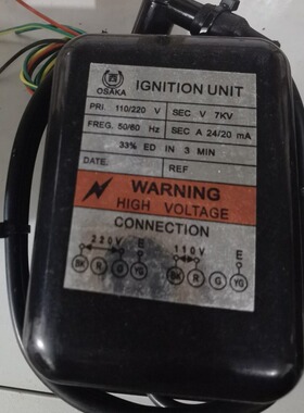 OSAKA lGNITION UNIT燃烧机高压包，燃气火焰点火器 7KV电压点火