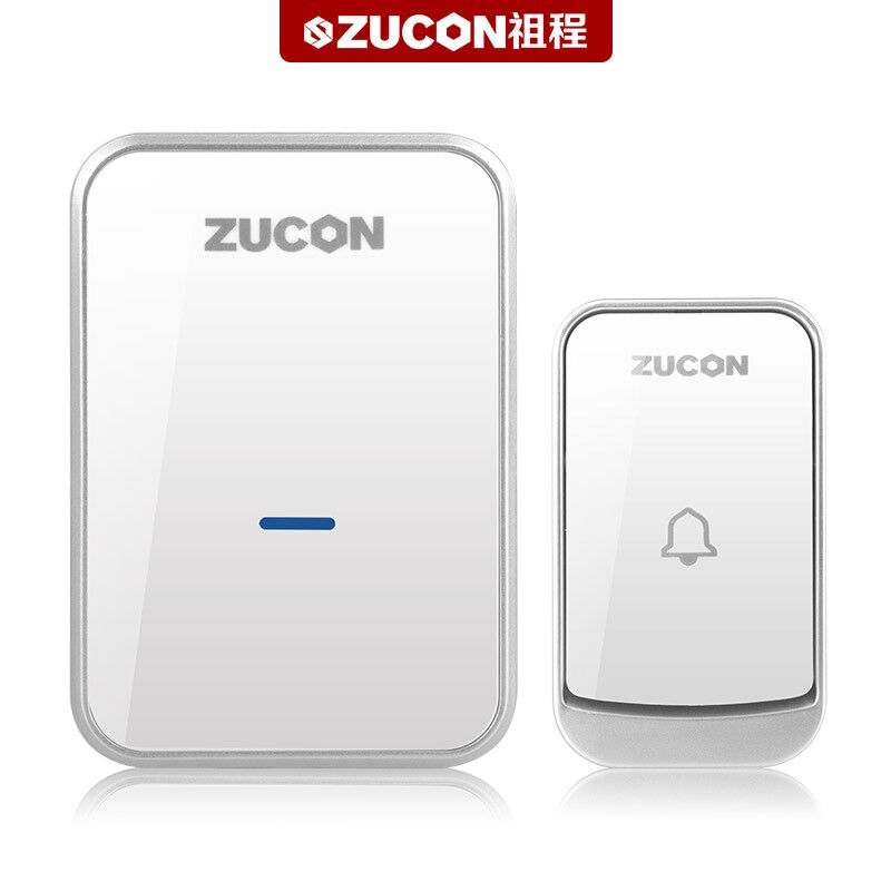ZUCON无线门铃家用远距离自发电门铃一拖一一拖二电子门铃B16门铃