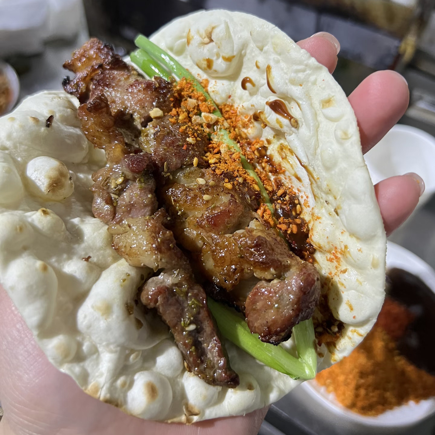 【手工制作】烧烤小饼手工薄饼香软劲道新鲜营养健康代餐淄博烤肉