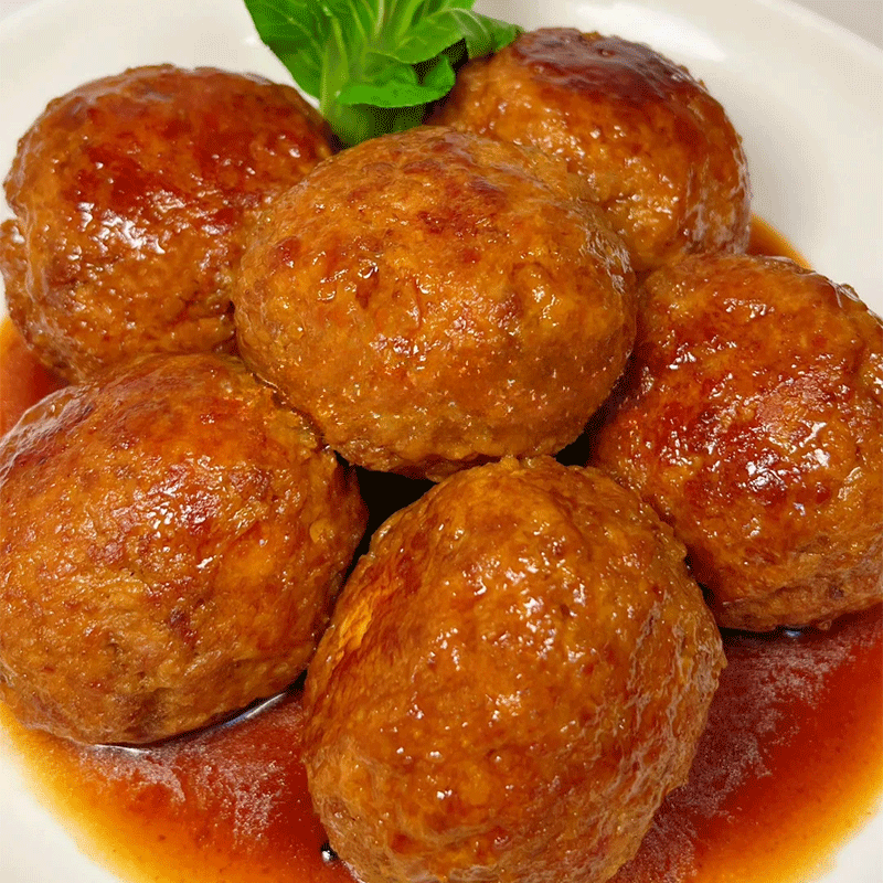 【口感软糯】狮子头半成品