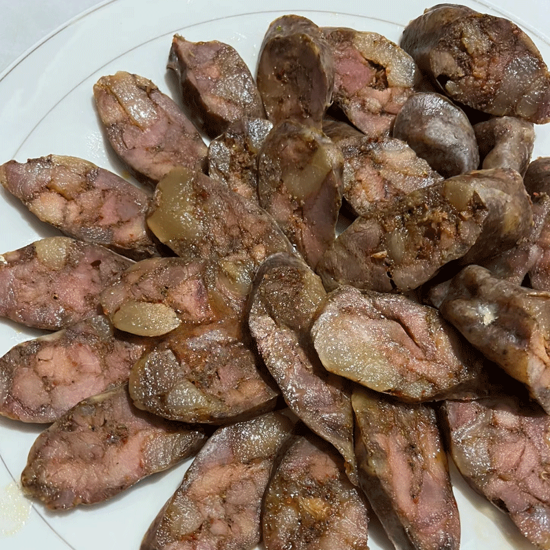 手工山东灌肠风干猪肉肠山东特产即食肉干腊肠地方名吃