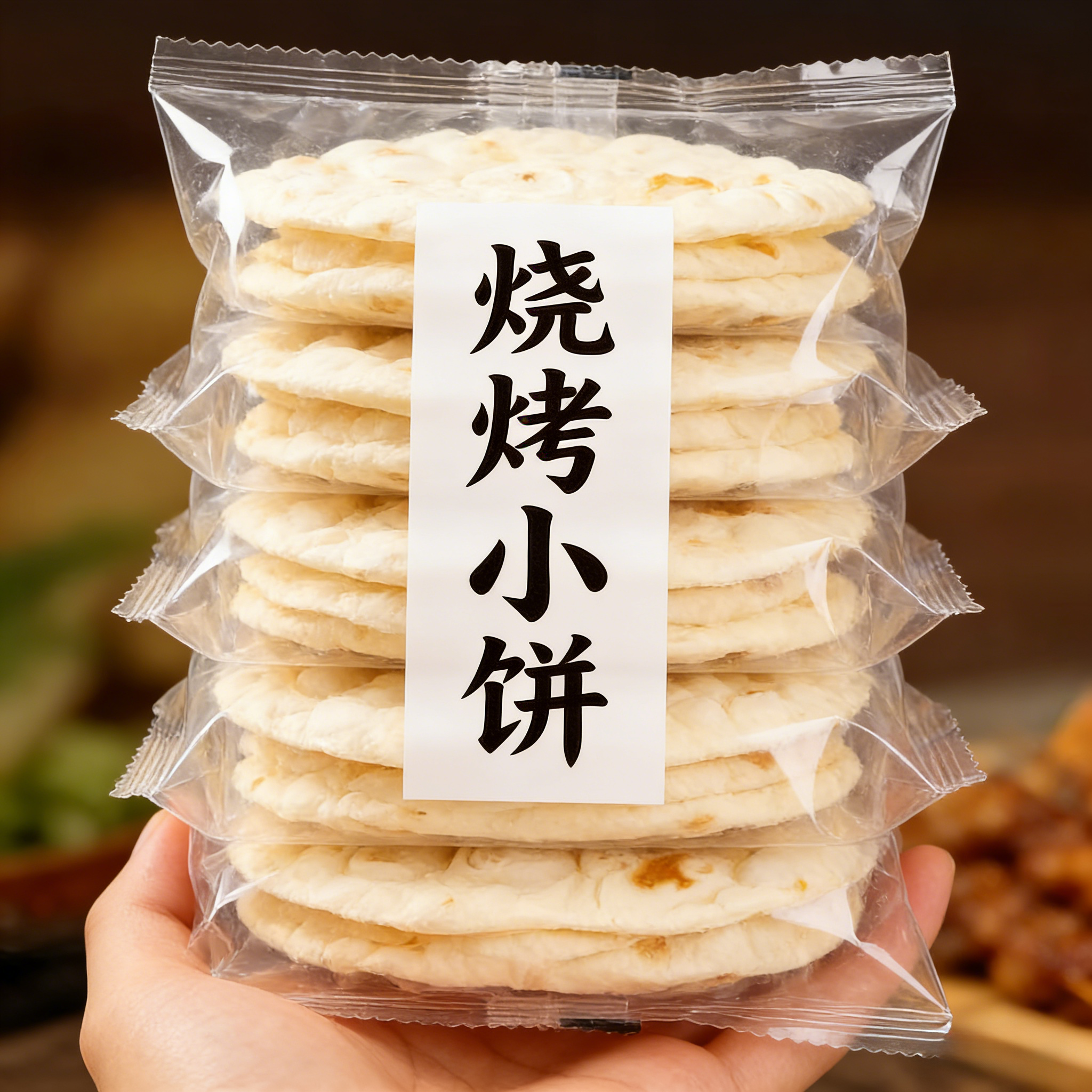【口感劲道】烧烤小饼淄博烤肉烤串卷饼薄饼手工香软新鲜营养代餐