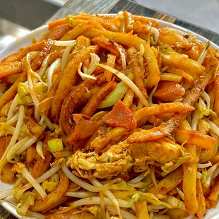 河北特色炒饼丝半成品烩饼焖饼面食小吃摊商用批发摆摊夜市同款