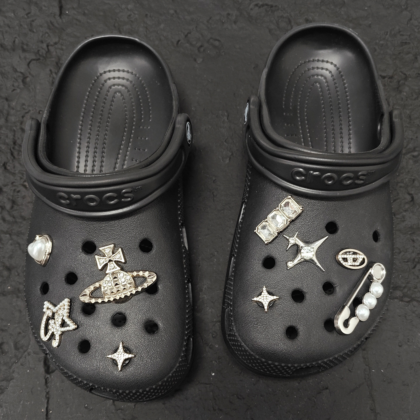 Mkop洞洞鞋配饰diy高级感鞋扣配件金属星星鞋花适配Crocs/Cross,服饰配件/皮带/帽子/围巾,鞋扣,淘宝优惠券,粉丝福利购,淘宝优惠卷