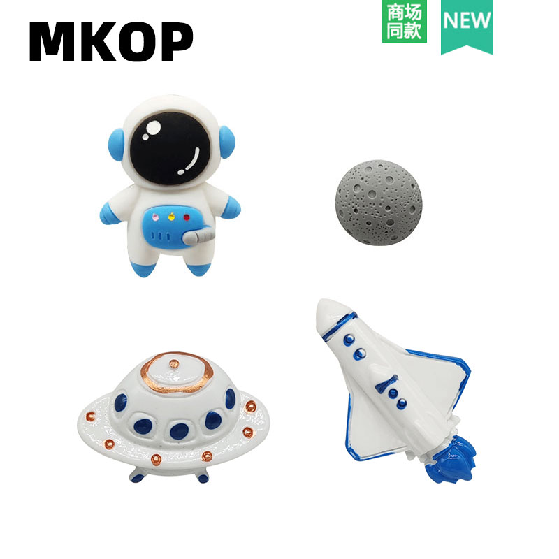 Crocs宇航员鞋花配件洞洞鞋配饰