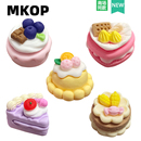 Mkop洞洞鞋配饰鞋扣配件爱心蛋糕立体鞋花装饰扣适配Cross/Crocs
