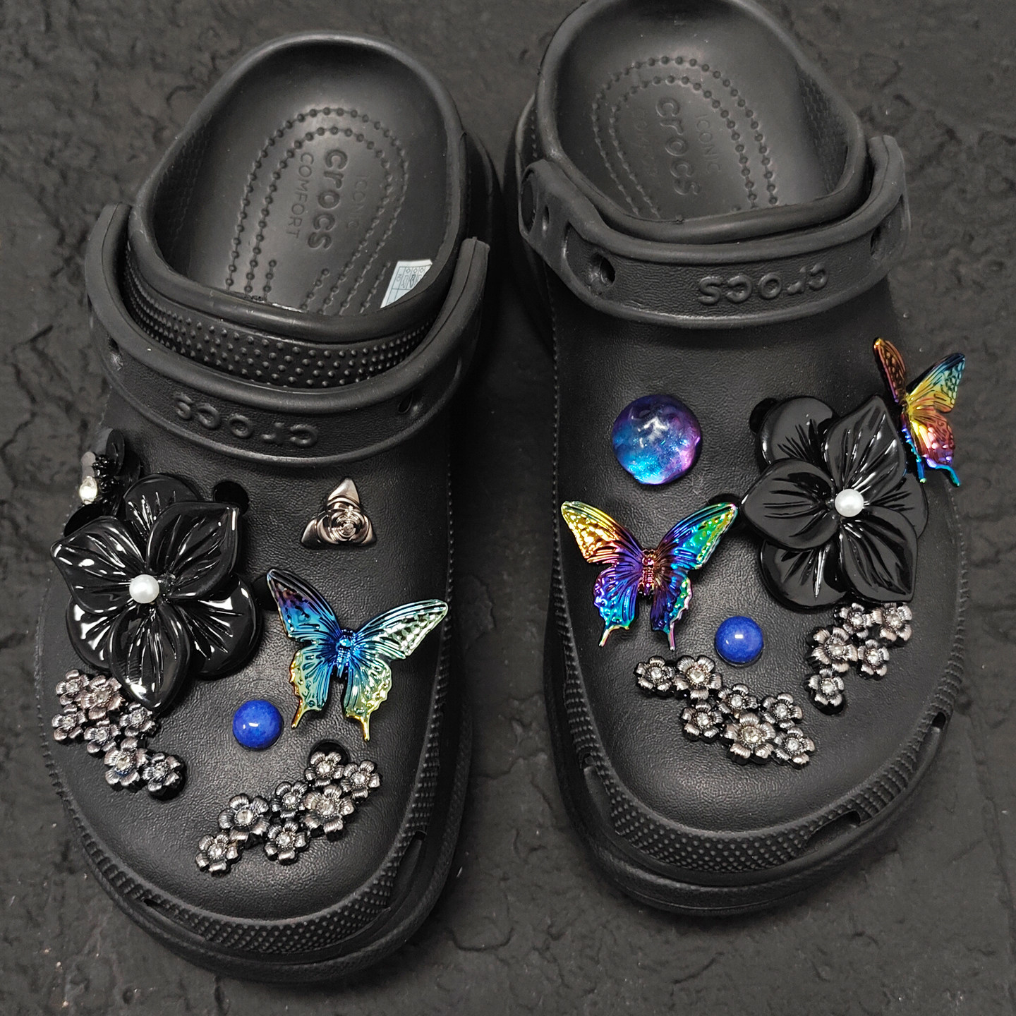 Mkop洞洞鞋配饰diy高级感鞋扣配件蝴蝶玫瑰鞋花适配Crocs/Cross,服饰配件/皮带/帽子/围巾,鞋扣,淘宝优惠券,粉丝福利购,淘宝优惠卷