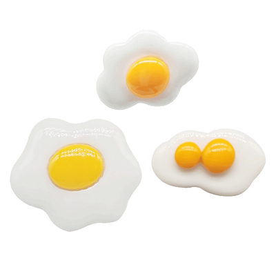 Crocs煎蛋双黄蛋鞋花洞洞鞋配饰