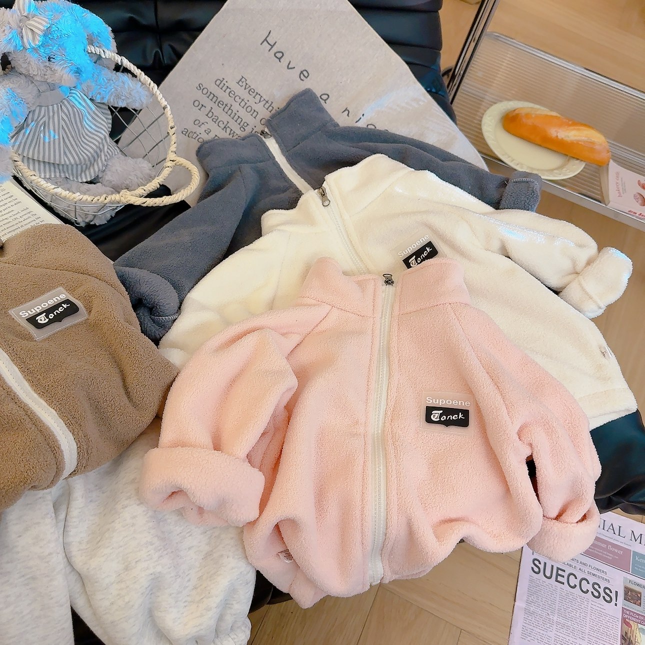 新款儿童秋冬立领加厚外套男女童软糯毛毛衣校服神器双面一体绒冬,童装/婴儿装/亲子装,普通外套,淘宝优惠券,粉丝福利购,淘宝优惠卷