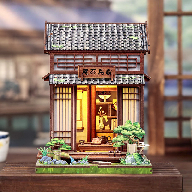 新品CuteBee雾岛茶庵手工拼装