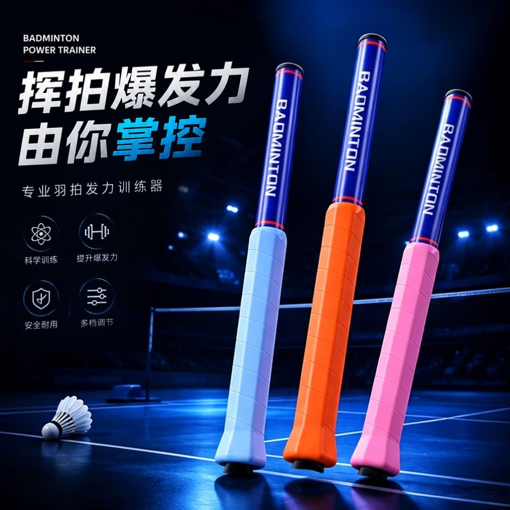 羽毛球挥拍鞭打矫正训练器