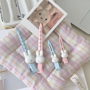 大小号米菲兔无痕发夹侧边夹少女心甜美卡通可爱百搭鸭嘴夹刘海夹