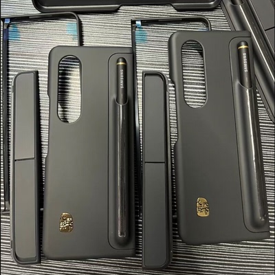 适用三星GalaxyZfold4立式手机壳心系天下W23折叠屏带手写笔附Spen官方原厂原装正品防摔5g支架保护套硬F9360