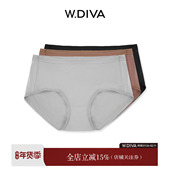 W.Diva 女50U23299 透气亲肤短裤 滋养 零感舒适中腰包臀蚕丝内裤