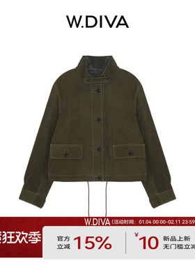 【苔原】复古收腰头层羊皮立领夹克外套老钱风松弛53C112626