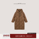 秋冬明星长款 御冬臻品 90白鹅菱格连帽羽绒服54C153209