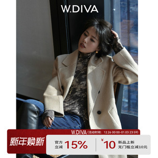 西装 100%骆驼绒ROW风经典 领双排扣大衣54C023440 纯绒大衣