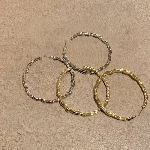 showdigu金属个性大耳环