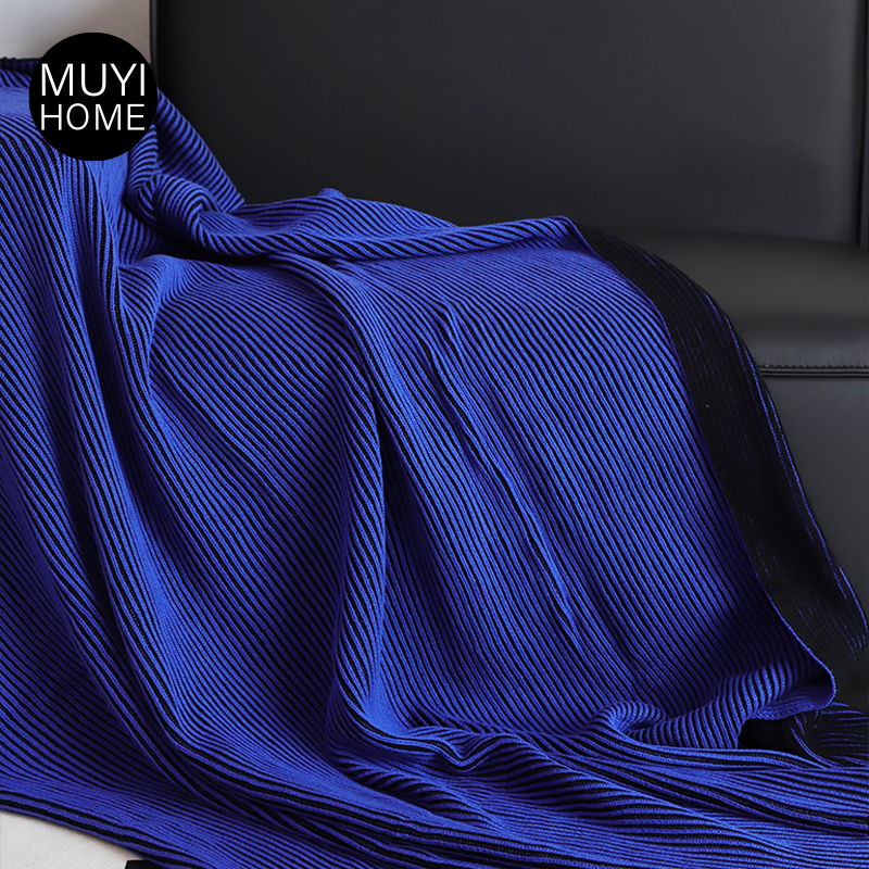 MUYIHOME简约风针织盖毯