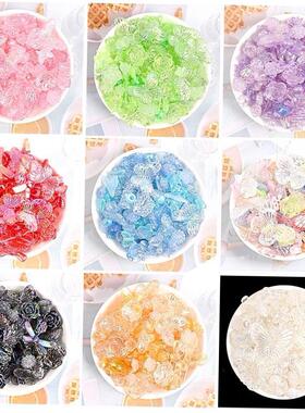 Mix Colorful Baroque Resin Charms Beads For Jewelry Making