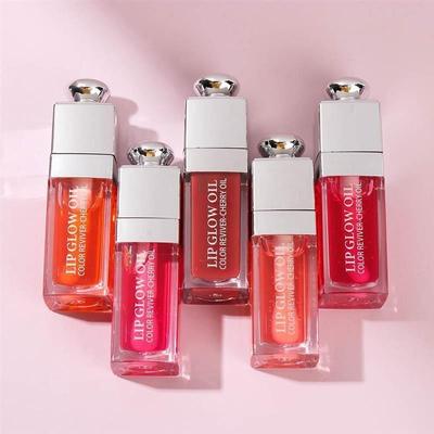 Clear Crystal Lip Gloss Jelly Lip Oil Gloss Sexy Plump Makeu