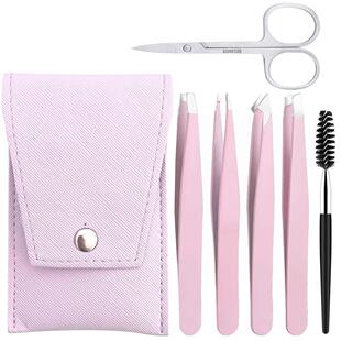 4/6pcs Eyebrow Tweezers Set Stainless Steel Hair Removal Eye