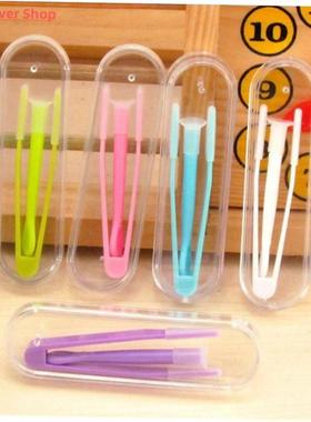1 Set Color Contact Lens Case Box Tweezers and Suction Stick