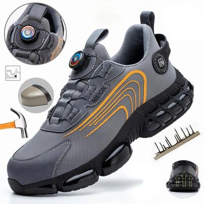 Rotary Buckle Work Sneakers Protective Shoes Safety Industri