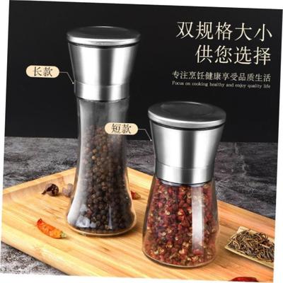 black pepper grinder, pepper, grind powder, salt, seasoning