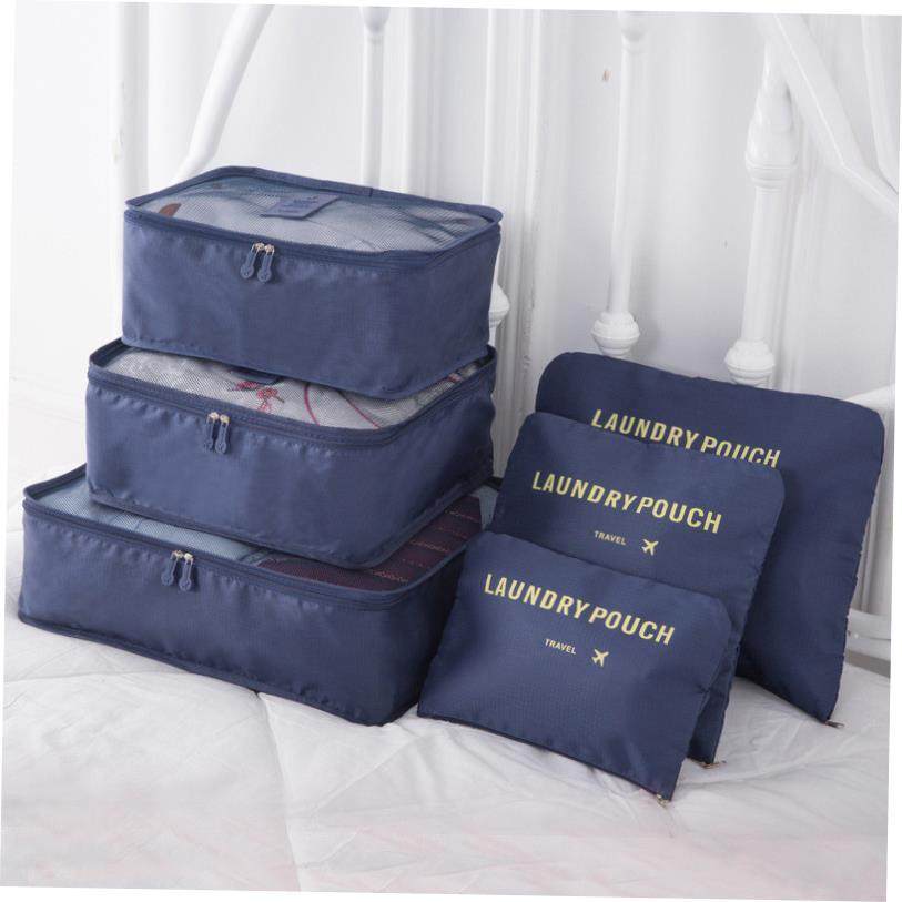 3PCS Compression Packing Cubes Travel Luggage Organizer bag