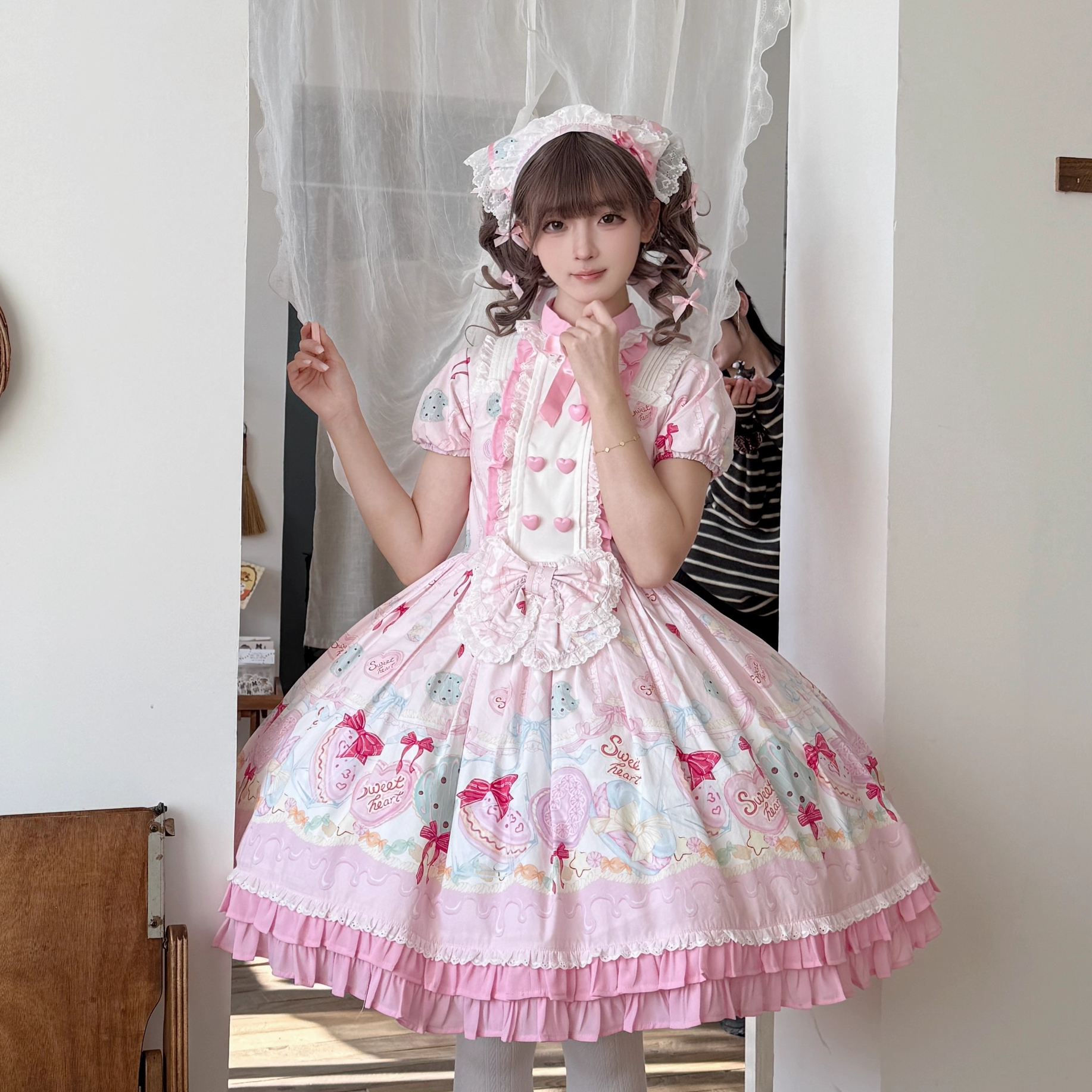 松藤连枝lo裙定金日牌感甜美系