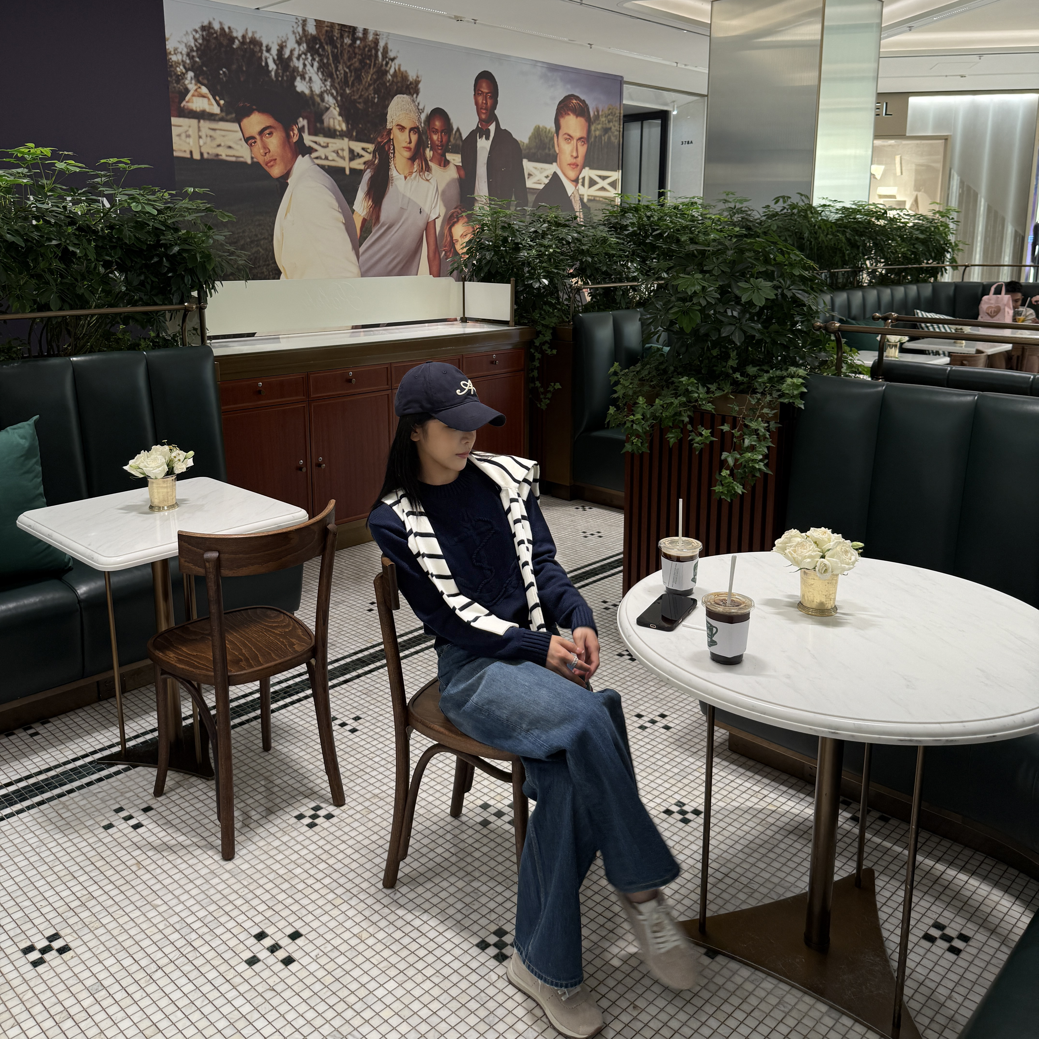 “航海日志”三绣织法纯棉圆领提花针织毛衣 OFLAMLAM L25810T