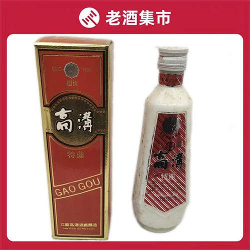 92年39度江苏省浓香型高沟特曲500ml*1老酒保真