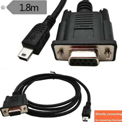 RS232母头串口线DB9母对USB线COM 口 USB TO RS232 Cable