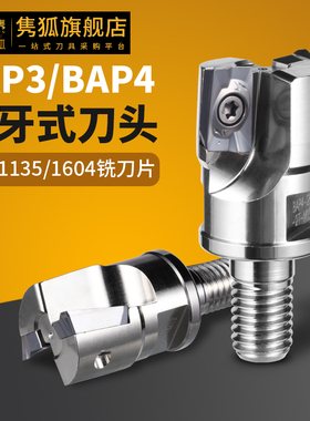 分体式BAP300RBAP400R锁牙式铣刀头1604数控抗震刀杆1135螺纹刀头