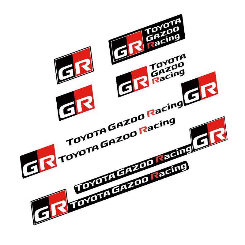 适用于丰田GR86改装车身贴标卡罗拉凯美瑞雷凌锐志车窗中控贴纸