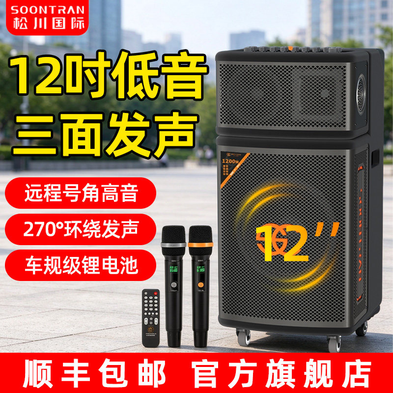 松川SG30-12PRO户外大功率K歌专业主持活动商用演出大声音量音箱
