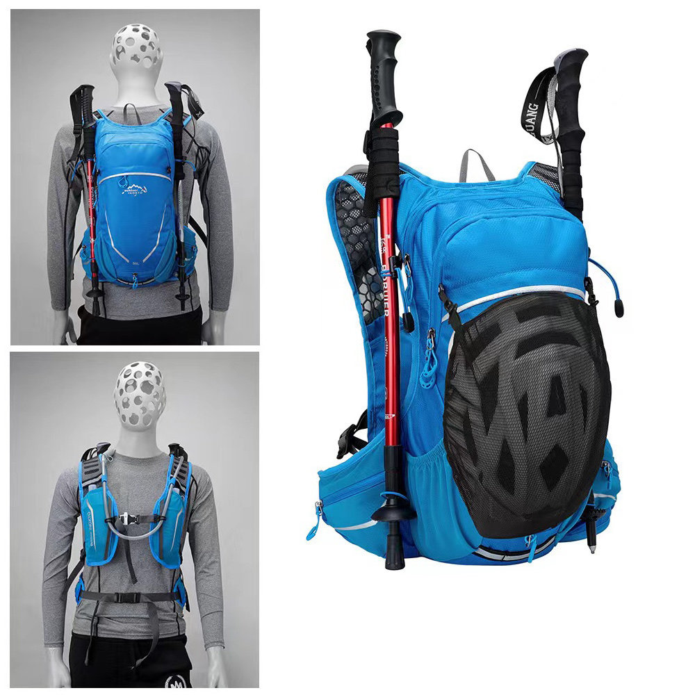 骑行背包越野跑步马拉松12L超轻水袋包男女登山旅行徒步自行车包