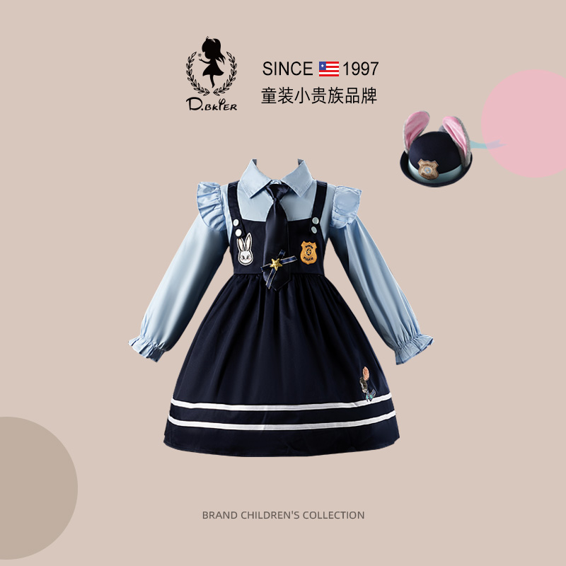 DeerBell兔子警官朱迪女童cos服