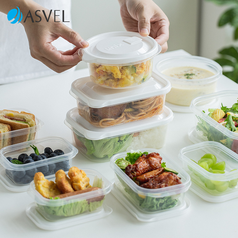 日本进口asvel饭盒可微波炉加热