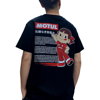 MOTUL×牛奶妹联名T恤卡通萌趣时尚吸睛索罗娜短袖魔特机油不二家