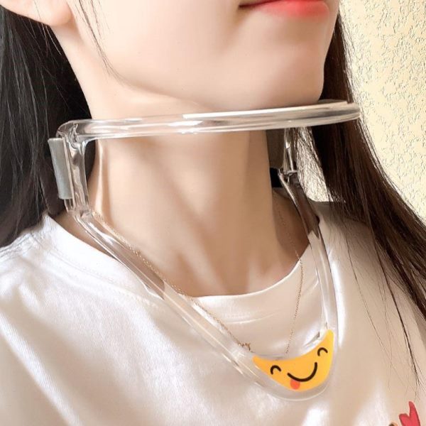 肩颈脖子前倾矫正神器防低头颈托办公室护颈改善颈部颈椎支架男女