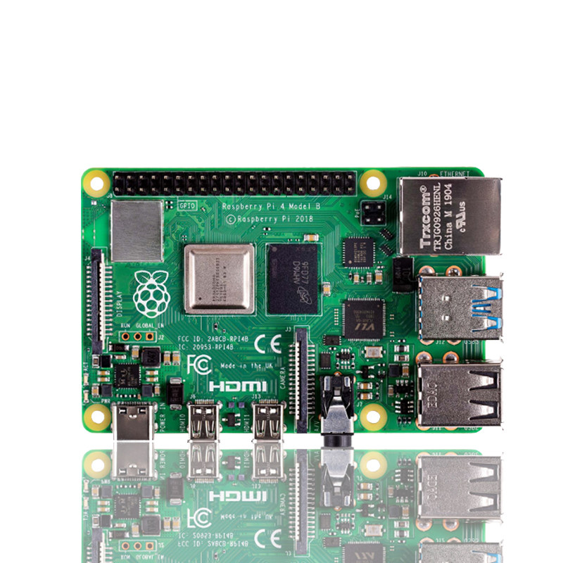 树莓派4代 raspberry pi 4b 4g 8g小电脑ai开发板 python编程套件