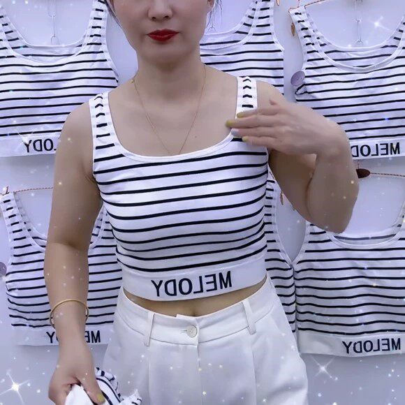 内搭吊带背心女带胸垫聚拢防下垂美背时尚洋气时髦可外穿运动内衣