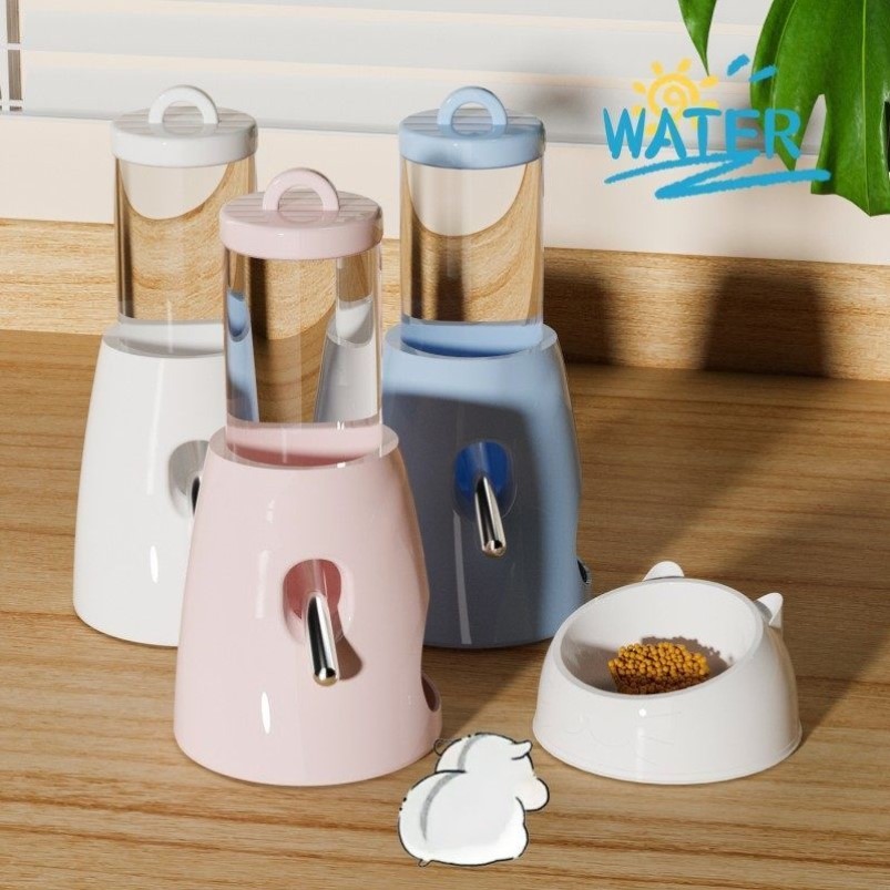 仓鼠水壶滚珠饮水器金丝熊生活用品大全水樽支架喝水瓶悬挂喂水器