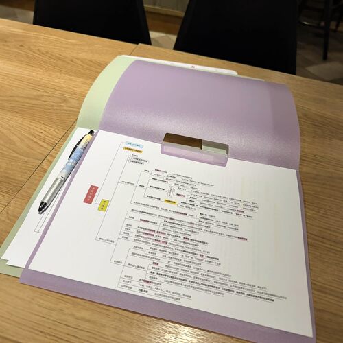 文件夹旋转侧开扣式抽杆夹a4拉杆夹大容量资料夹试卷夹卷子收纳夹