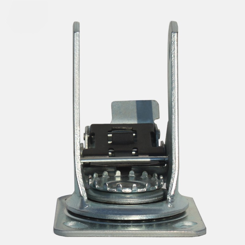 4寸5寸6寸8寸重型万向轮支架万向支架轮子定向刹车支架配件底座