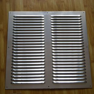 不锈钢外墙防雨风罩排通风口冲孔透气散热检修查口百叶窗格栅盖板